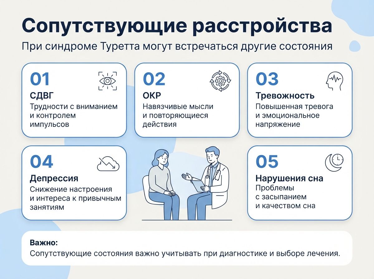 Лечение синдрома Туретта в Хабаровске инфографика